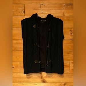 Women’s E&D Black Vest Hoody Size M/L